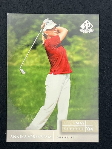 2004 UPPER DECK GOLF SP SIGNATURE ANNIKA SORENSTAM LPGA CARD 30