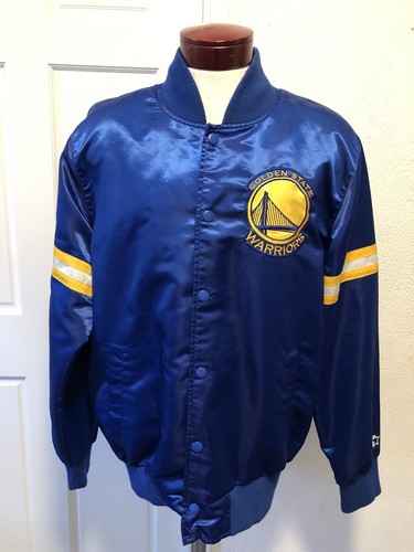 Starter GOLDEN STATE WARRIORS Snap Button Satin Varsity