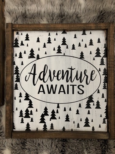 Woodland Theme Nursery Decor Signs Custom