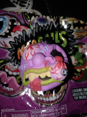 Madballs Series 2 blind bag Mini Foam Ball Slobulus 1.5'' Displayed Opened Toy