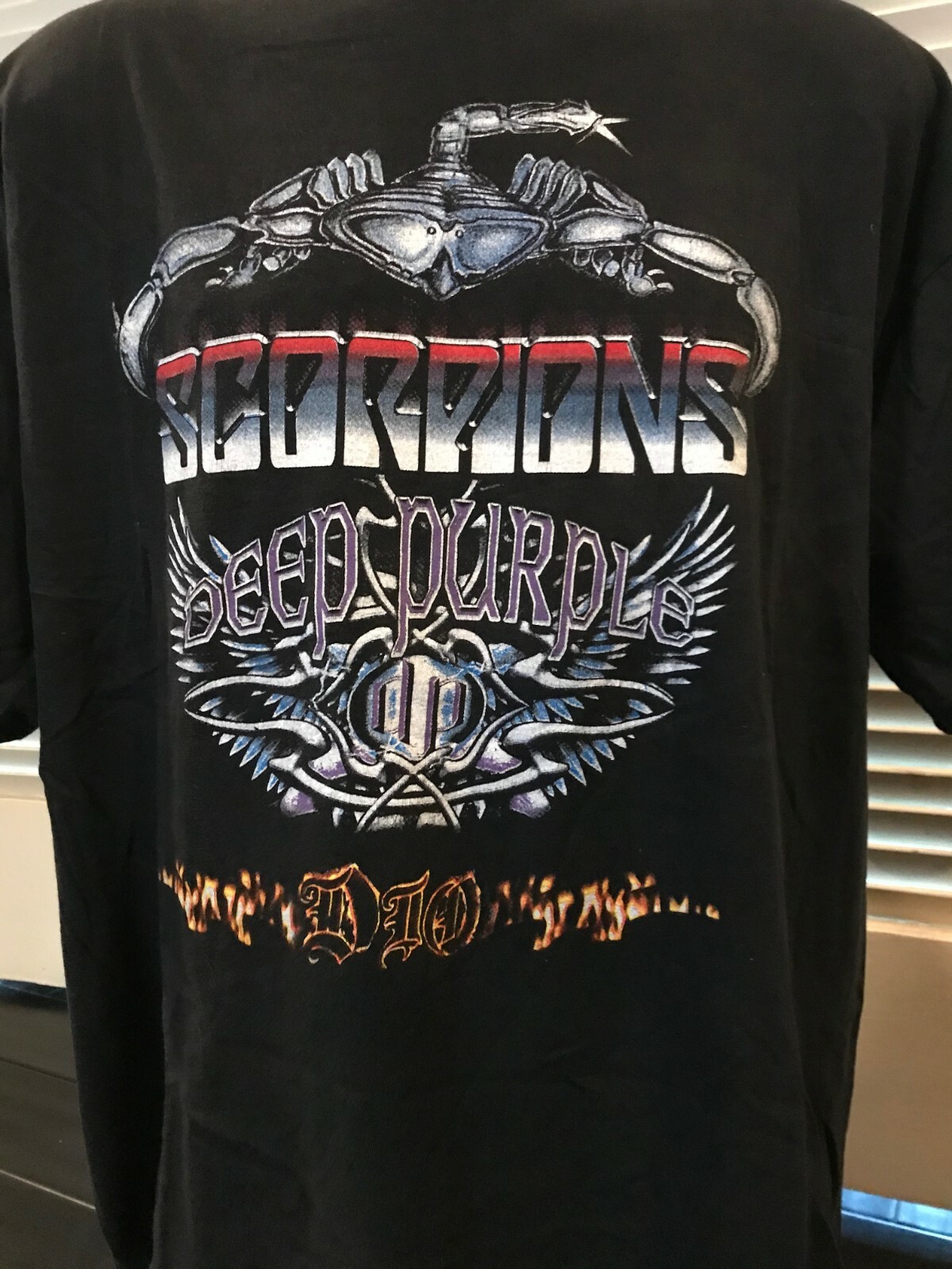 Scorpions Deep Purple DIO 2002 Tシャツ　補修有り Scorpions Deep Purple DIO 2002 Tシャツ 補修有り Scorpions
