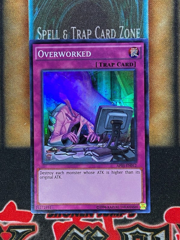 Yugioh Overworked AP05-EN012 Super Rare LP