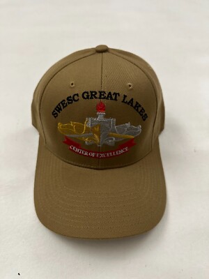 New The Corps SWESC Great Lakes Beige Baseball Cap One Size