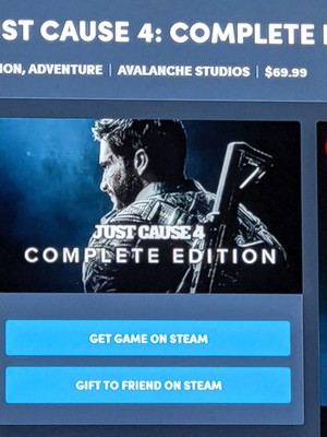 Just Cause 4 Complete Edition - Region Free Steam PC Key (NO CD/DVD)