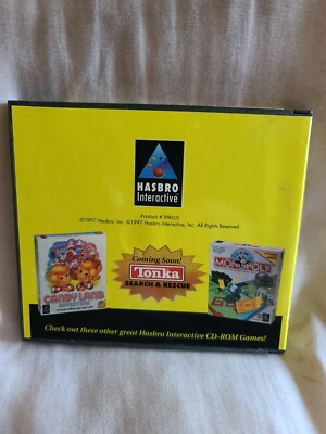 Shelf62g VINTAGE PC GAME/SOFTWARE~  Hasbro interactive