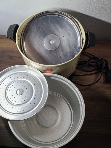 Vintage Hitachi Chime-o-matic 8.3 Cup Food Steamer Rice Cooker Rd-5083 600 Watt.