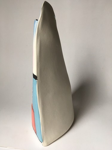 Laughing lanterns artist K Beswick candle holder chalk skyline Pittsburgh city