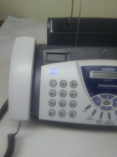 Used Brother Fax-575 Personal Plain Paper Fax and Phone