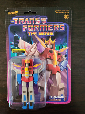 King Starscream 2021 3.75'' TRANSFORMERS ReAction Super 7 NEW MOC #2