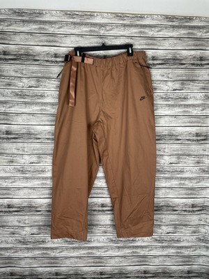 Nike Sportswear Tech Pack Woven Cropped Pants Mens Sz XL Mineral Clay DM5547-215