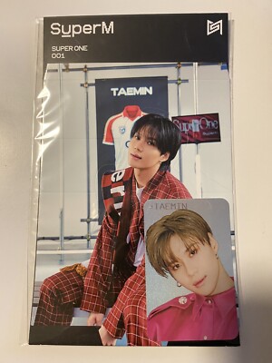 SuperM Taemin « Super One » SMTown Officiel Hologramme + Photocard