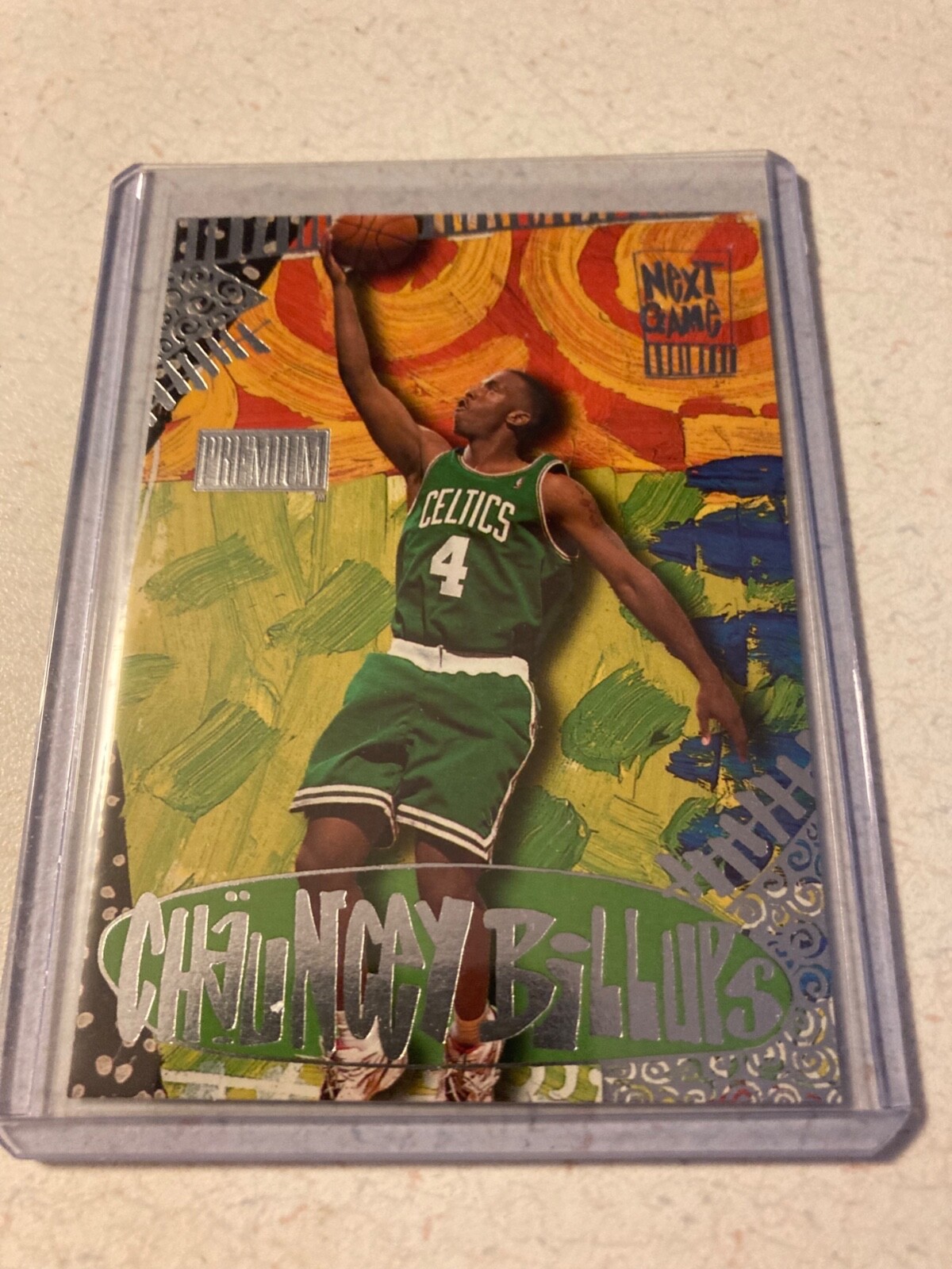 chauncey billups next game rookie card 1997-98 skybox nba