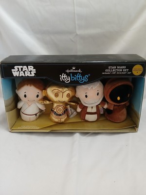 Hallmark Itty Bittys Star Wars Collectors 4 Piece Plush Dolls set New