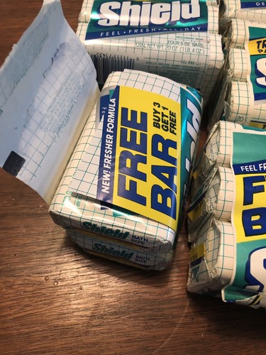 Vintage Lever Bros Shield Deodorant Soap Bath Bar - 15 Bars