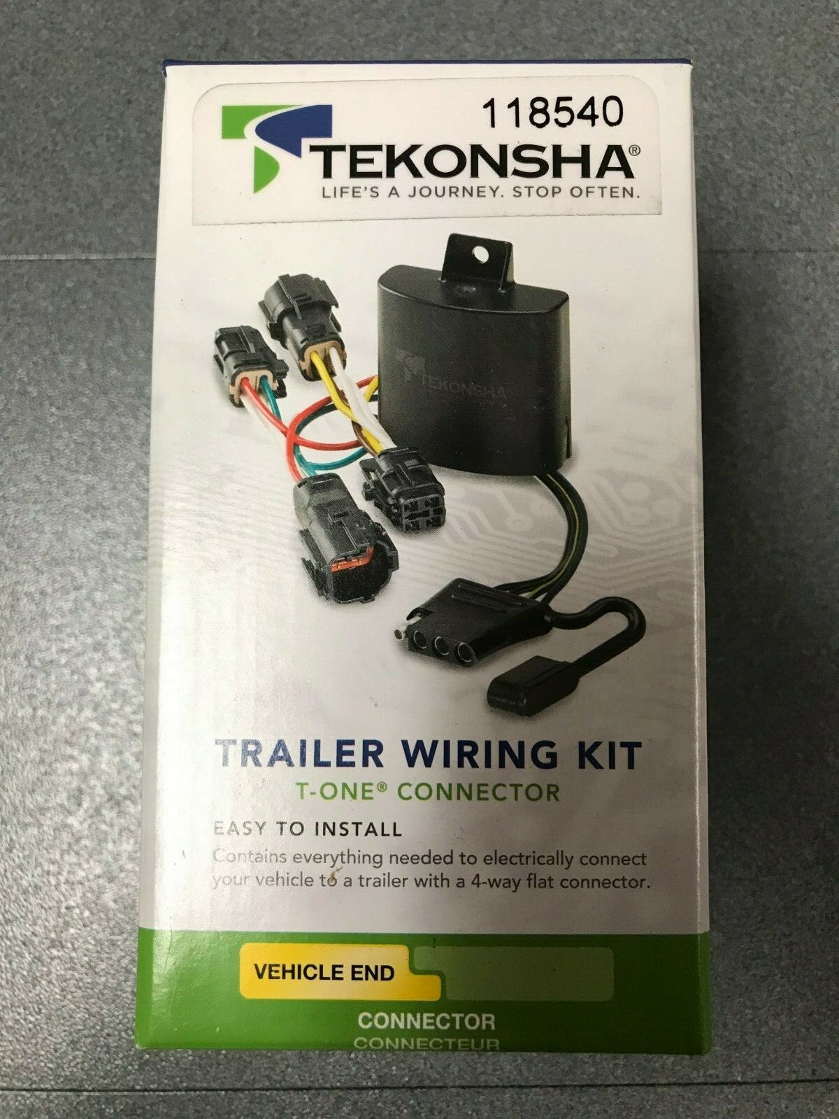 Tekonsha 118540 Trailer Wiring Kit T-One Connector (2011-Current) Ford Explorer Tekonsha 118540 Trailer Wiring Kit T-One Connector (2011-Current) Ford Explorer