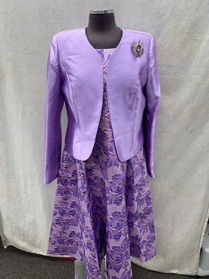 CHANCELLE BY TALLY TAYLOR SUIT/SIZE 16W/NEW WITH TAG/DRESS LENGTH 43 /LINED/$229