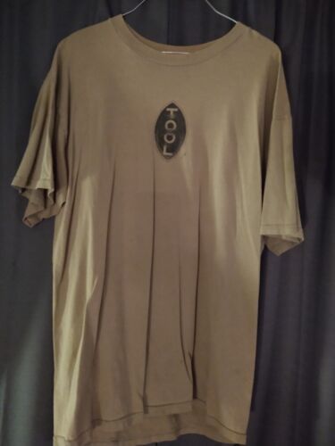 Tool Band Vintage 1995 T Shirt Giant Brand Tan Brown *RARE Tool Band Vintage 1995 T Shirt Giant Brand Tan Brown *RARE