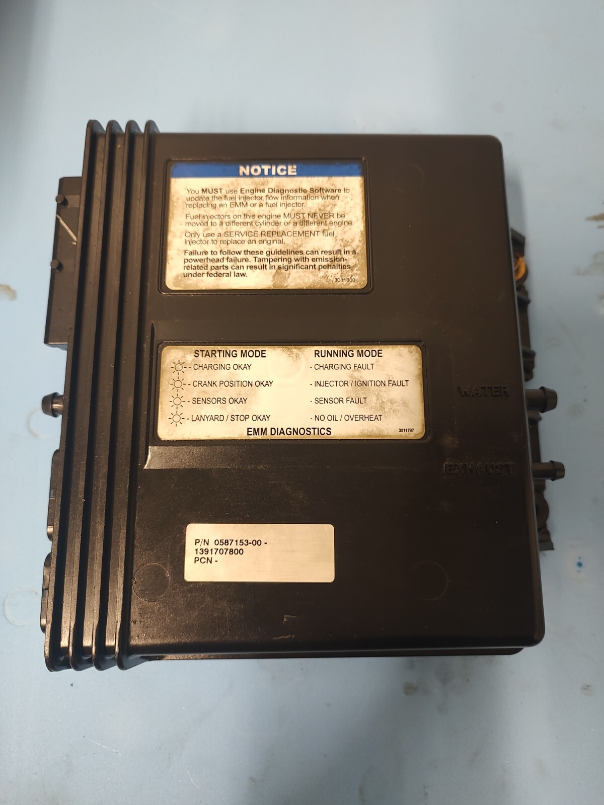 Evinrude ETEC EMM Computer 0587153-00 90 115 130 135 150 175