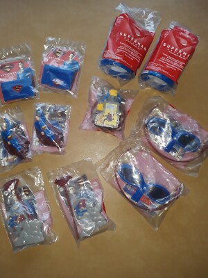 Burger King 2006 - Superman Returns - Lot of 11 See Pics 6 Different Toys NIP