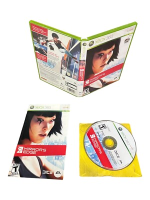 Microsoft Xbox 360 CIB COMPLETE TESTED Mirror's Edge