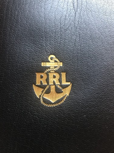 RRL Ralph Lauren English Tumbled Sheepskin Leather Passport Case Wallet