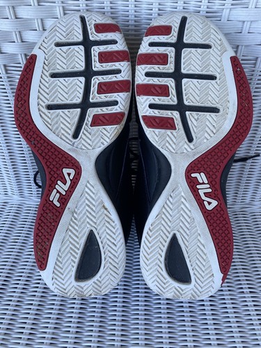 Fila Basketball Shoes Men 12 Black & Red Pre Owned