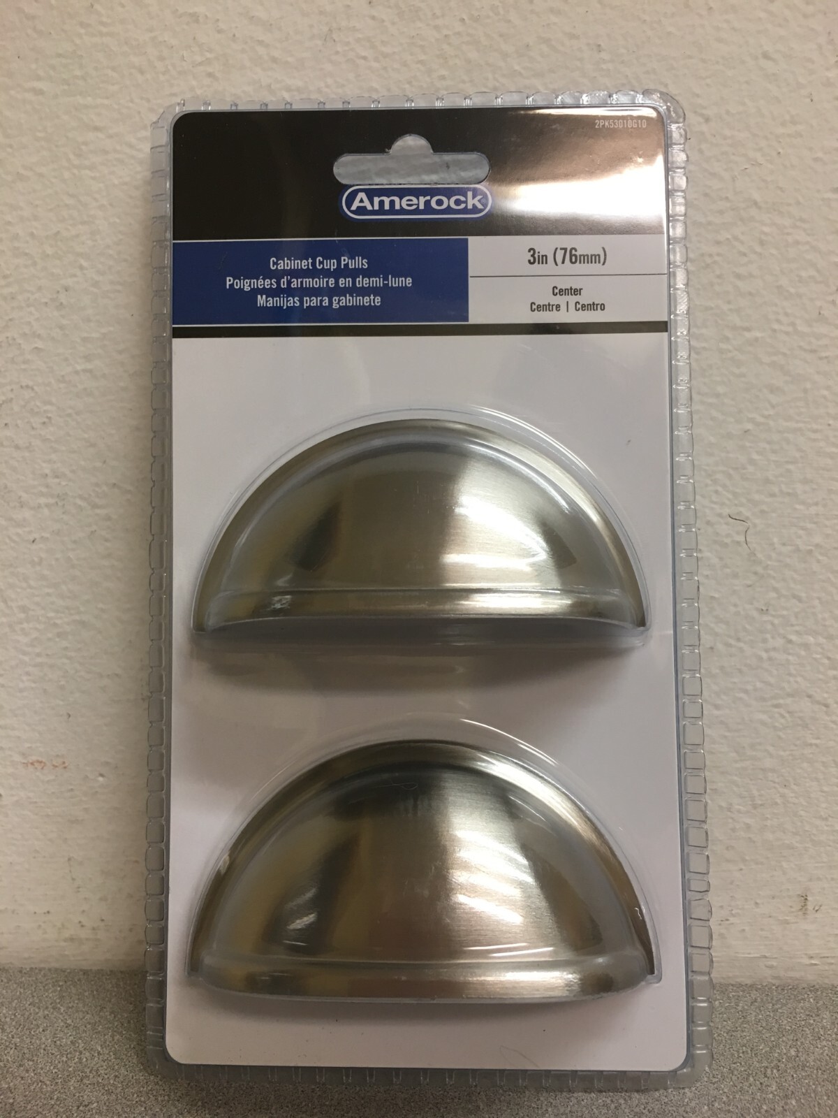 Amerock 2PK53010G10 Traditional Half Oval Cabinet Pull Cup 3 Amerock 2PK53010G10 Traditional Half Oval Cabinet Pull Cup 3