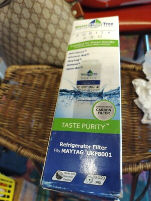 Water Filter Tree WLF01 Purity Pro Refrigerator Carbon Filter Replacement 3 PACK