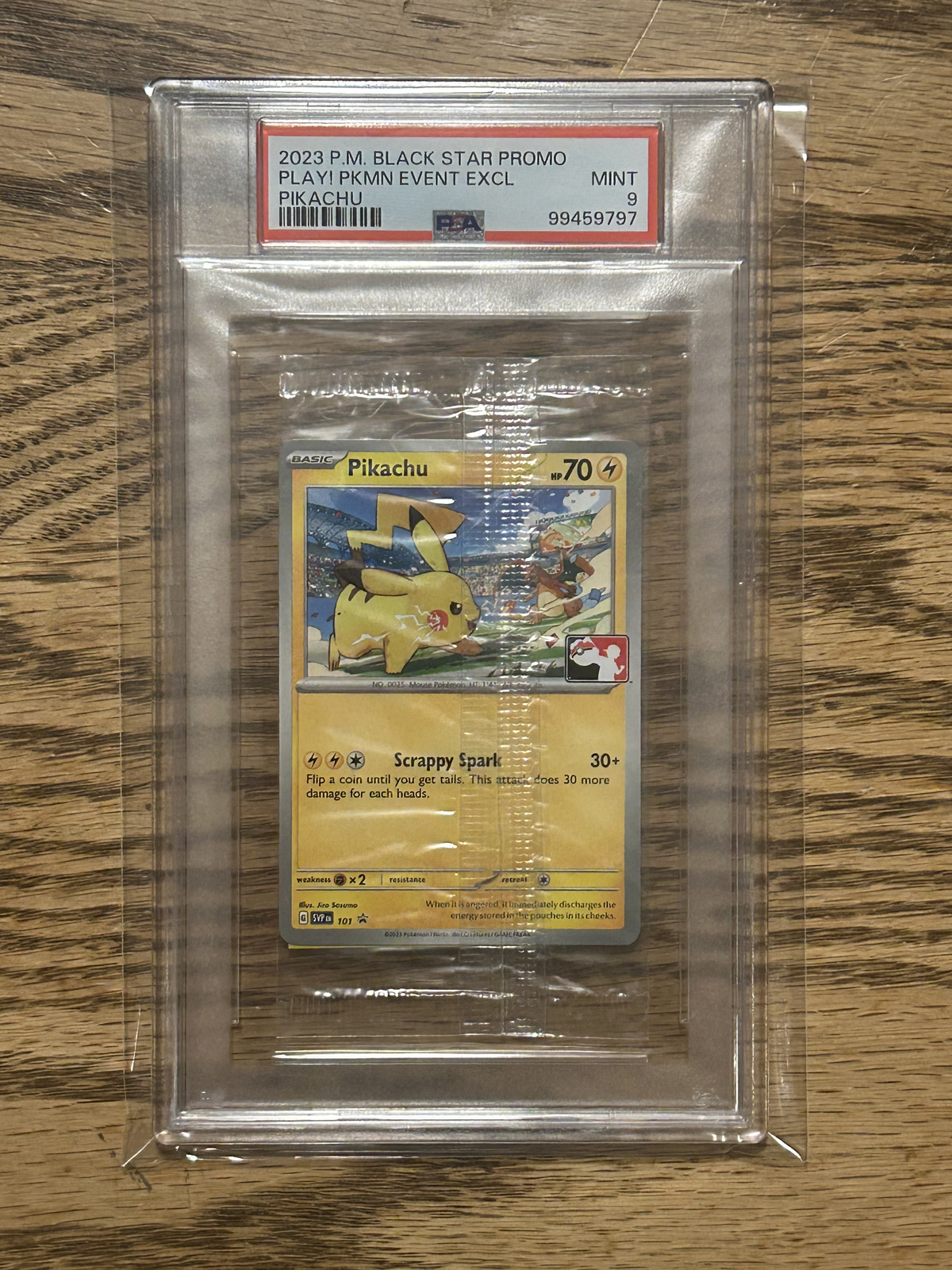 PSA 9 Pikachu Coin WCS 2023 Pokémon Yokohama Commemorative