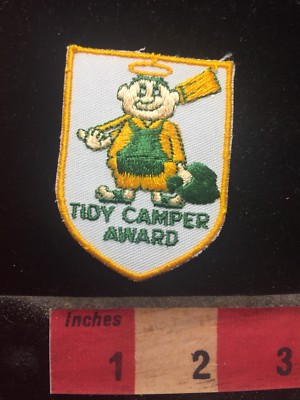 Misc NERDY Jacket Patch - TIDY CAMPER AWARD - Dweeb S70B