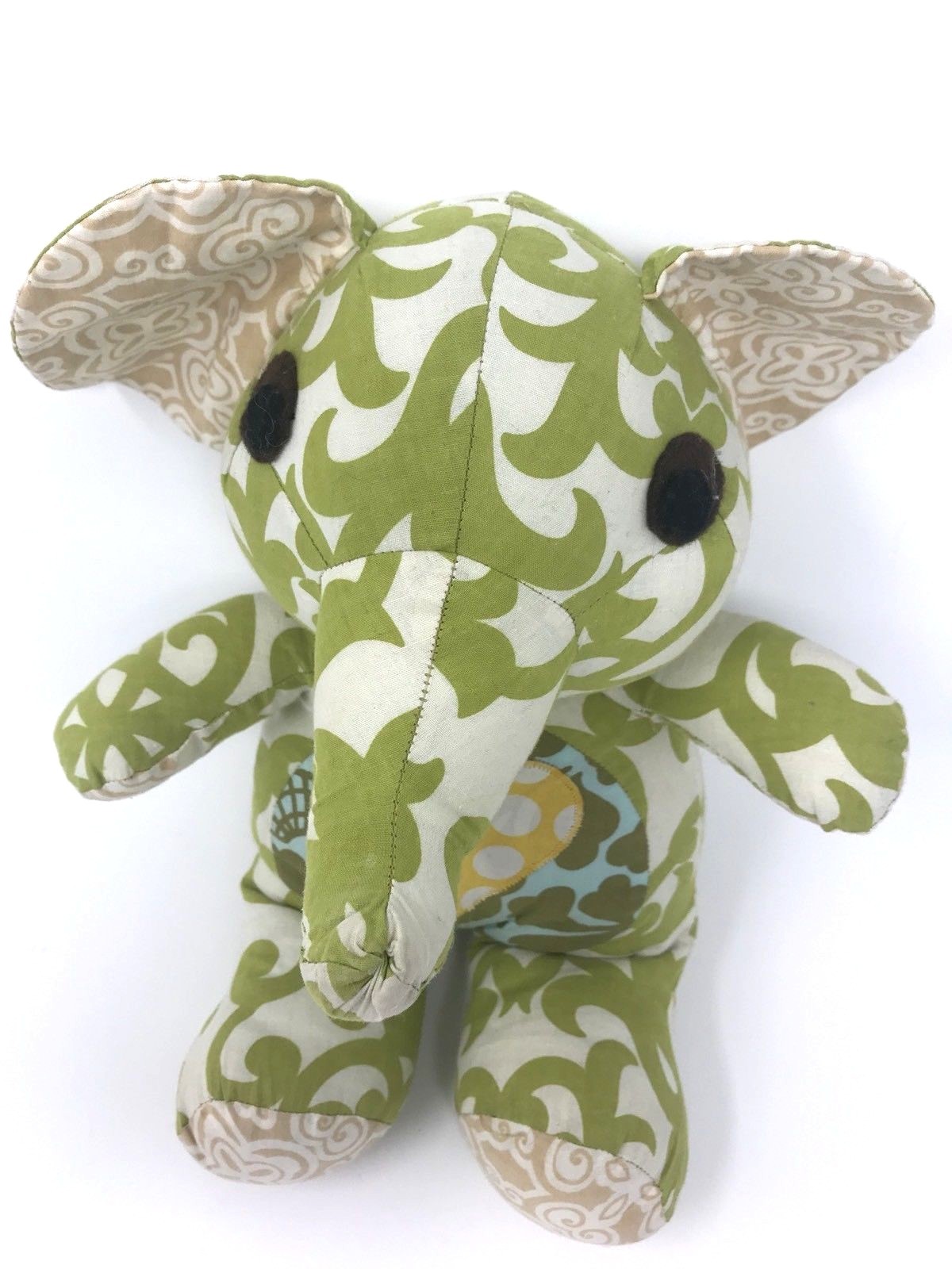 Zen Zen Handmade Elephant Fair Trade Nursery Decoration Baby Plush Pastel