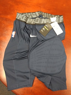 nba padded compression shorts