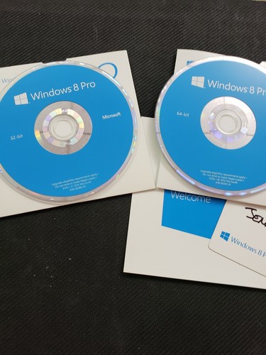 Microsoft  Windows 8 Pro (1 PC License) includes 32-bit / 64-bit Install Disks