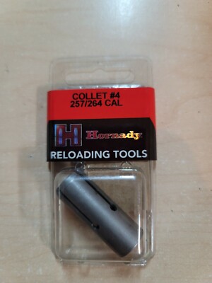 Hornady  Cam-Lock Bullet Collet #4 for 257-264 Cal 6.5mm Creed etc  #392157 NIP 