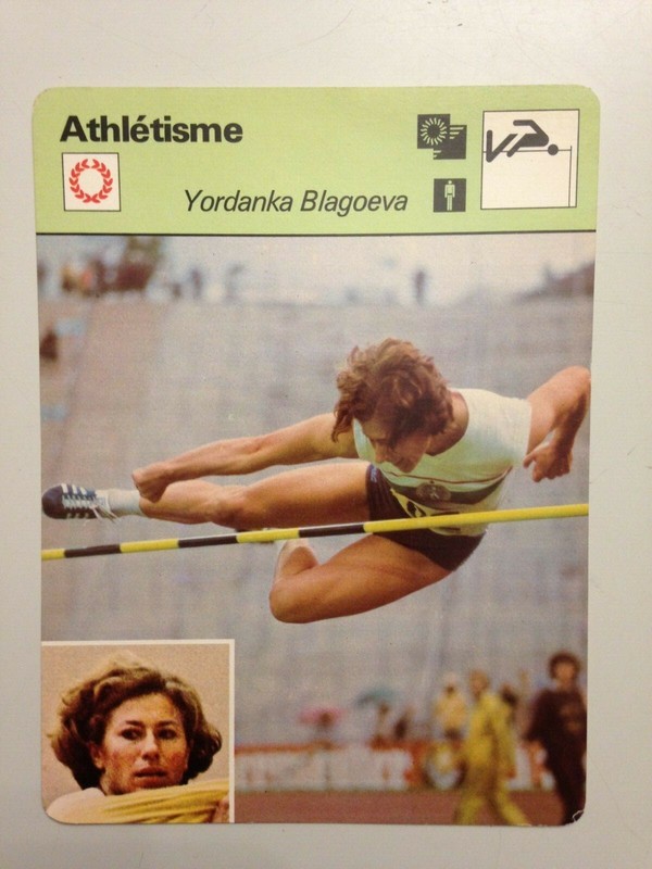 Carte Editions Rencontre 1978 / Athletisme - Yordanka Blagoeva