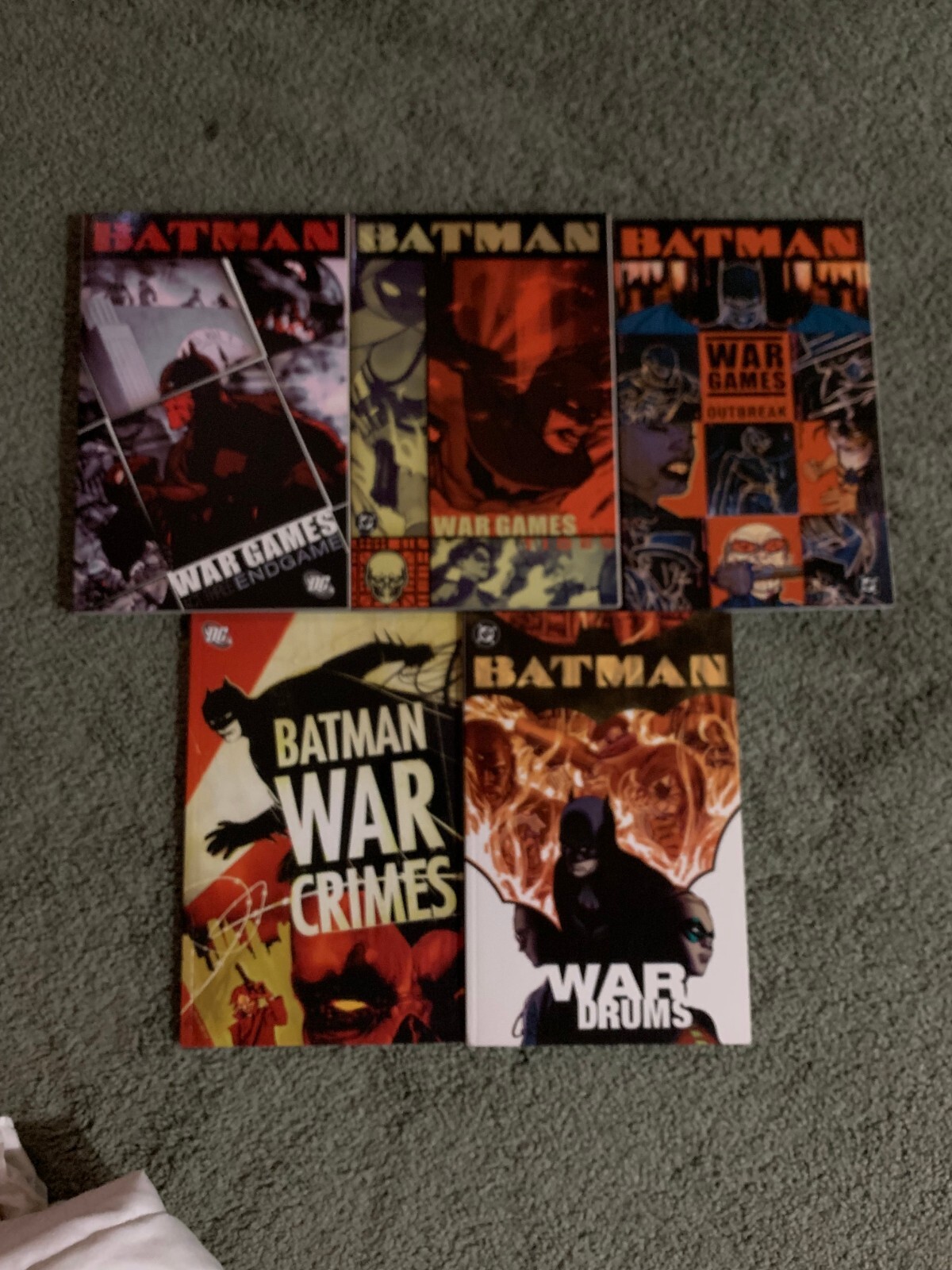 Batman:War Games Graphic Novels-tpb lot-War Drums Crimes