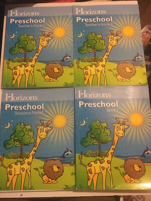 Horizons Preschool Teacher s Guide 1 2 Resource Packet Student 1 Alpha Omega AO