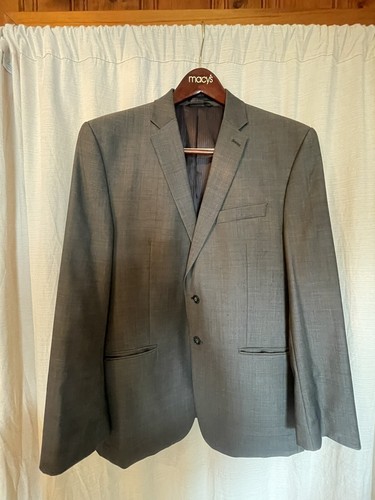 Calvin Klein Slim Fit Charcoal Gray Suit 44R, 36W/32L