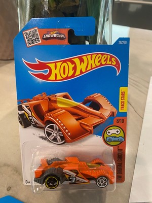 2016 Hot Wheels #28 HW Digital Circuit EPIC FAST Orange Variation OH5-Pr5 Spokes