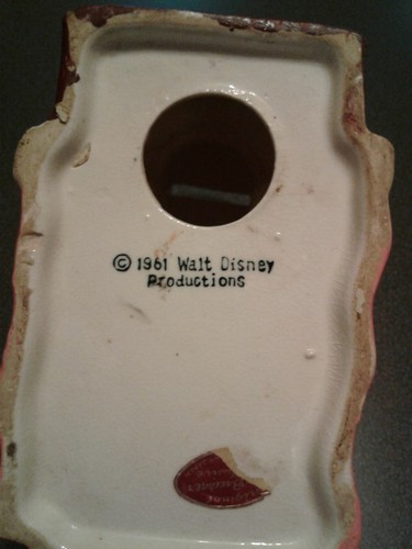 Vintage Disney 1961 Uncle Scrooge in Bed Ceramic Figure Bank Dan Brechner