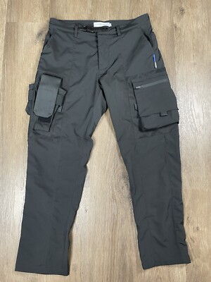 Reindee Lusion Mens Pants Black Cargo Multi Functional Uniden Stretch Adjustable