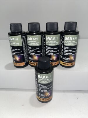 Lot Of 5 Joico 6AA Ash Dark Blonde Demi Permanent Hair Color!!!