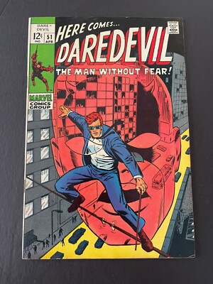 Daredevil #51 - Starr Saxon Appearance (Marvel, 1969) VF-