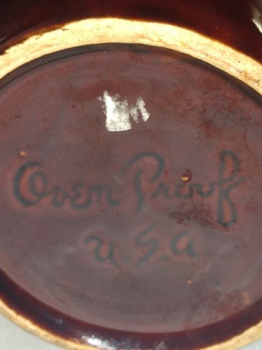 Vintage Hull Brown Drip Pottery Stoneware Pitcher Jug 7