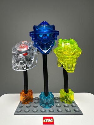 Lego Inside Tour 2015 Bionicle Gali Mask, Mask of fire + green skull scorpio!