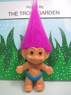 BOY IN SWIMSUIT - 3'' Russ Troll Doll - NEW 