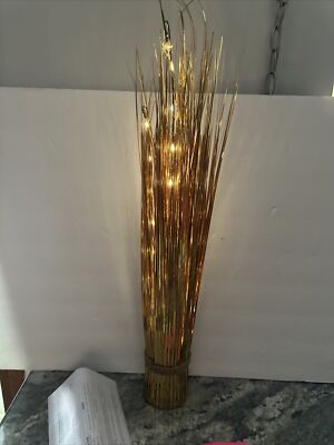 Kringle Express 24  lighted  Metallic Grass Gold   NEW H262602 new