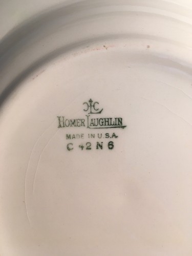 Homer Laughlin Majestic Cereal Soup Wide Rim 8” Bowls Lot Of 8
