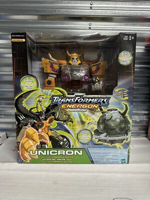 RARE ERROR BOX  Armada Unicron Orange In Energon Black Box Transformers MISB