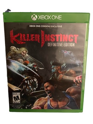 Killer Instinct Definitive Edition game in case w/Soundtrack -Tested  Xbox One X
